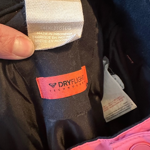 Roxy Girls Vibrant Coral ski/snowboarding Waterproof Pants sz 14 - Picture 10 of 11